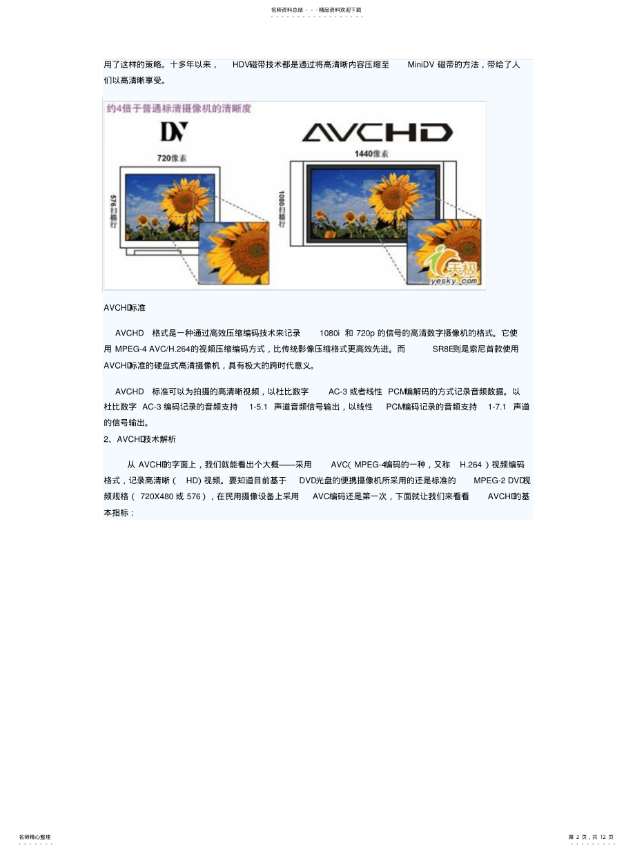 2022年AVCHD标准详解[汇 .pdf_第2页