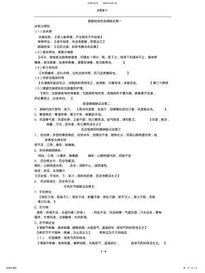 2022年2022年金匮要略条文重点期末考试必过 .pdf