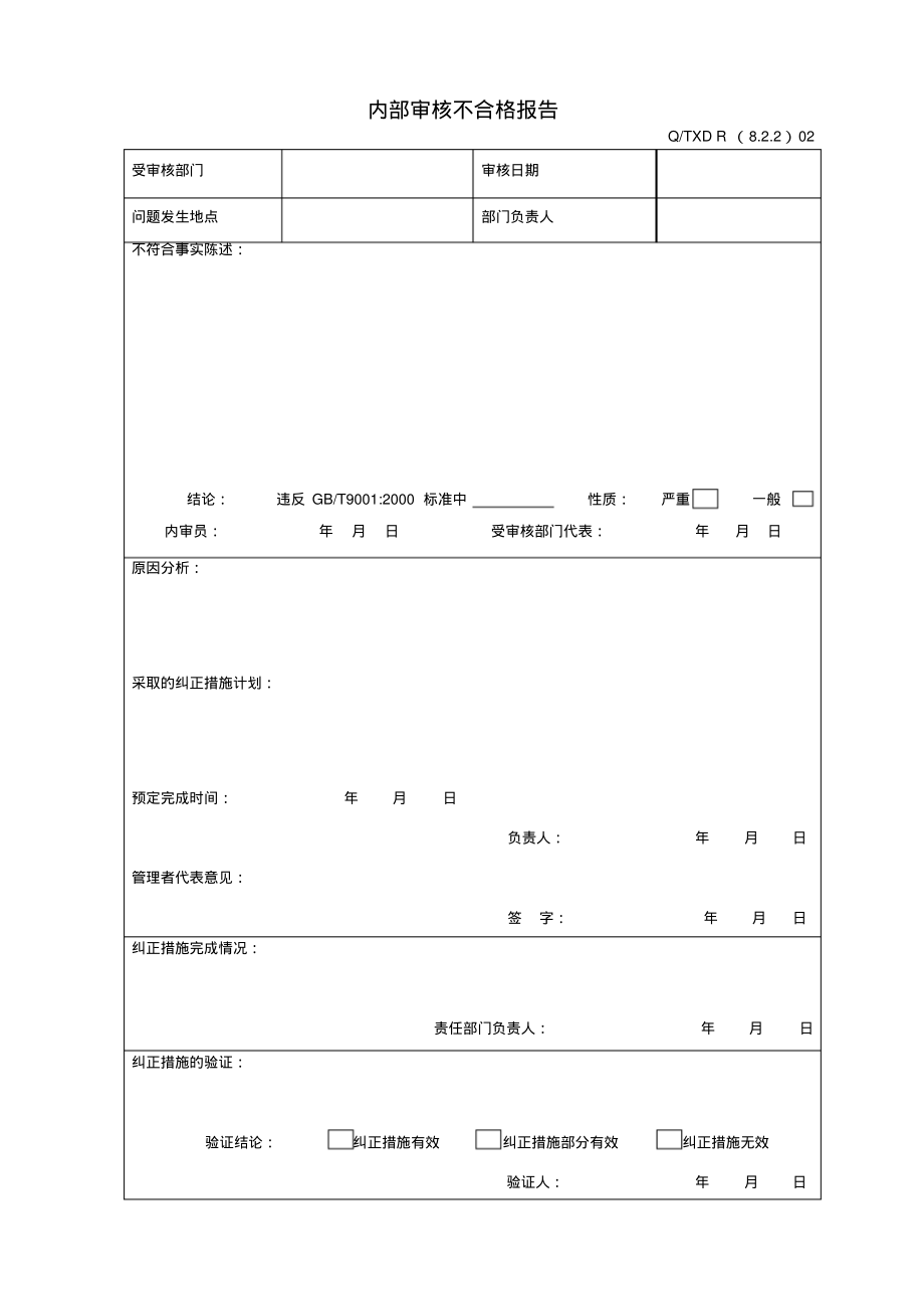 不合格项报告.pdf_第1页