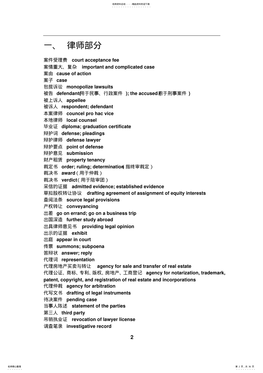 法律英语专业术语 .pdf_第2页