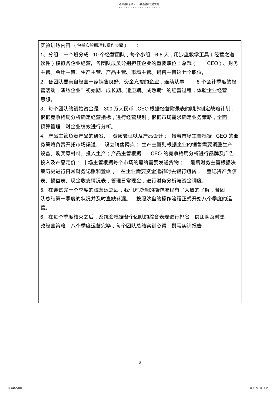 2022年电子沙盘实验报告 .pdf_第2页