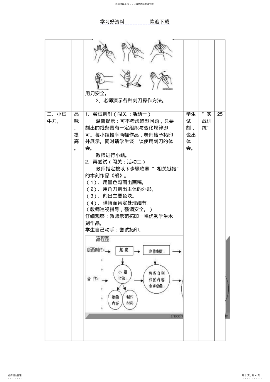 2022年湘美版七年级美术教案下册第二课黑白世界 .pdf_第2页