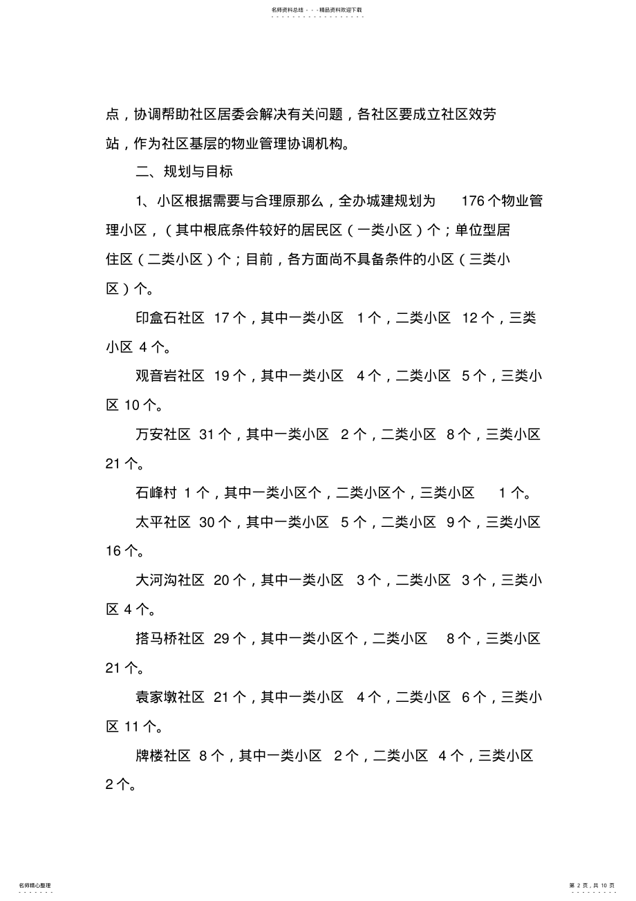 2022年物业管理方案三篇 2.pdf_第2页