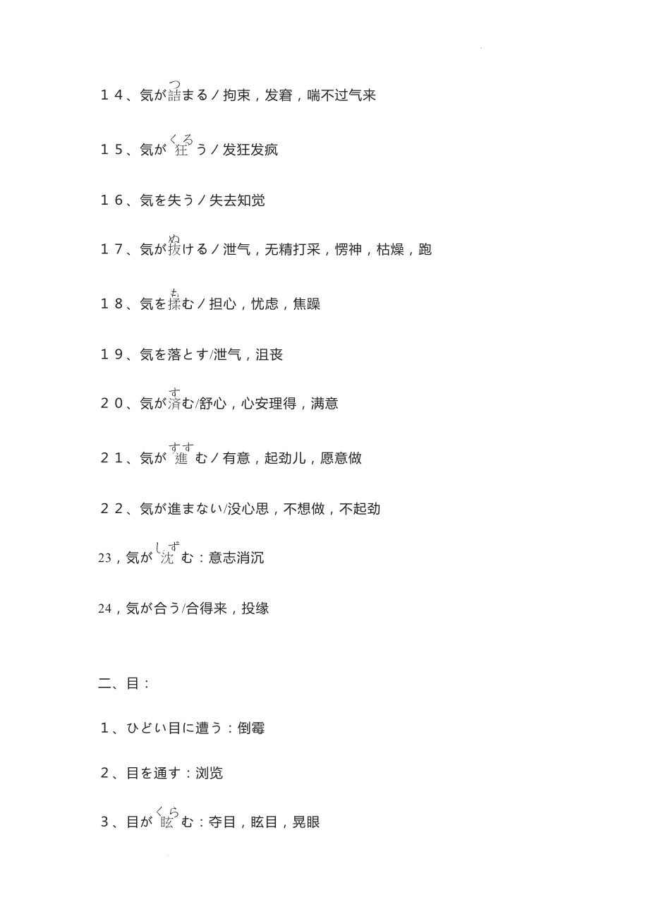 重要语法词汇学习 学案--高考日语专题复习.docx_第2页