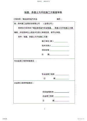 2022年独基、条基础土方开挖施工方案 .pdf