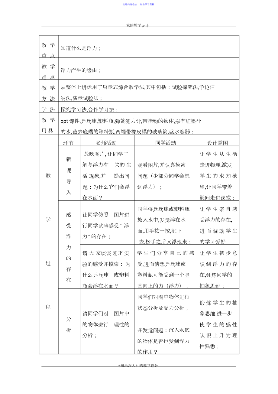 2022年《认识浮力》教学设计.docx_第2页