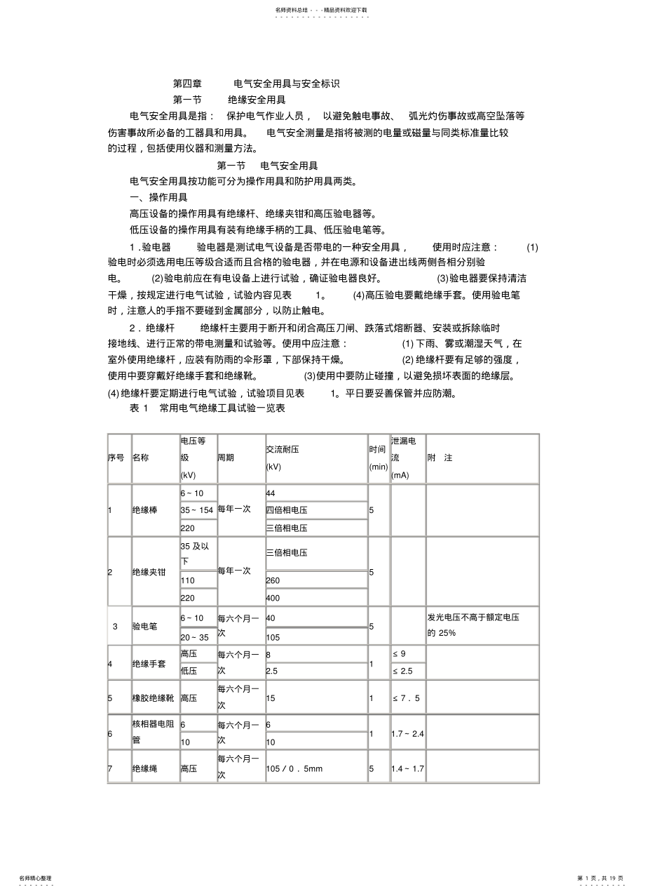 2022年电气安全用具与安全标识 .pdf_第1页