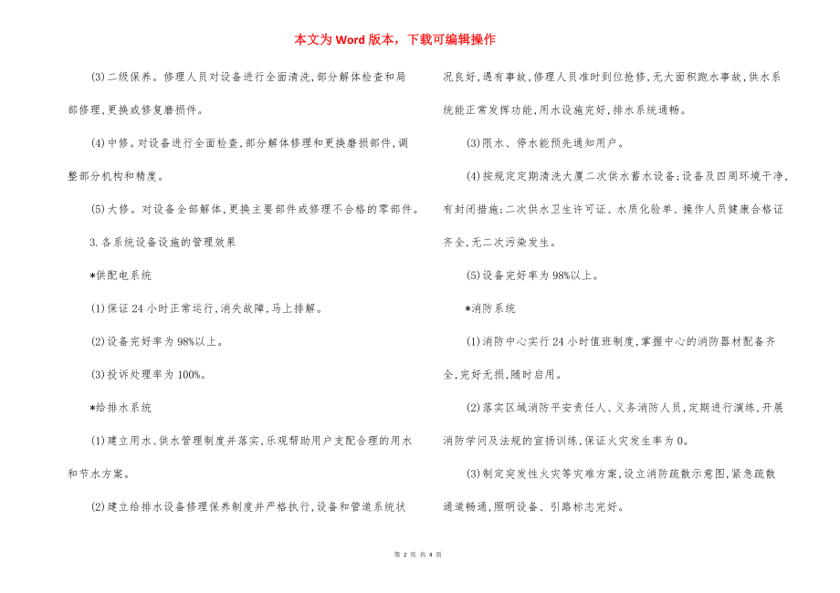 小区机电设备设施维护管理规程.docx_第2页