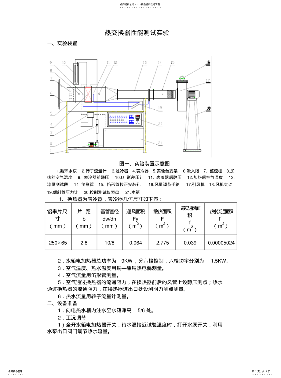 2022年热交换器性能测试实验 .pdf_第1页