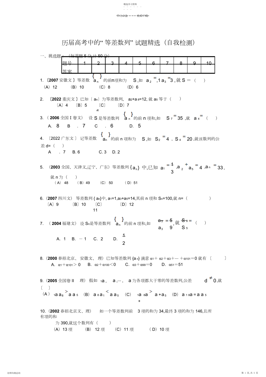 2022年等差数列典型例题.docx_第1页