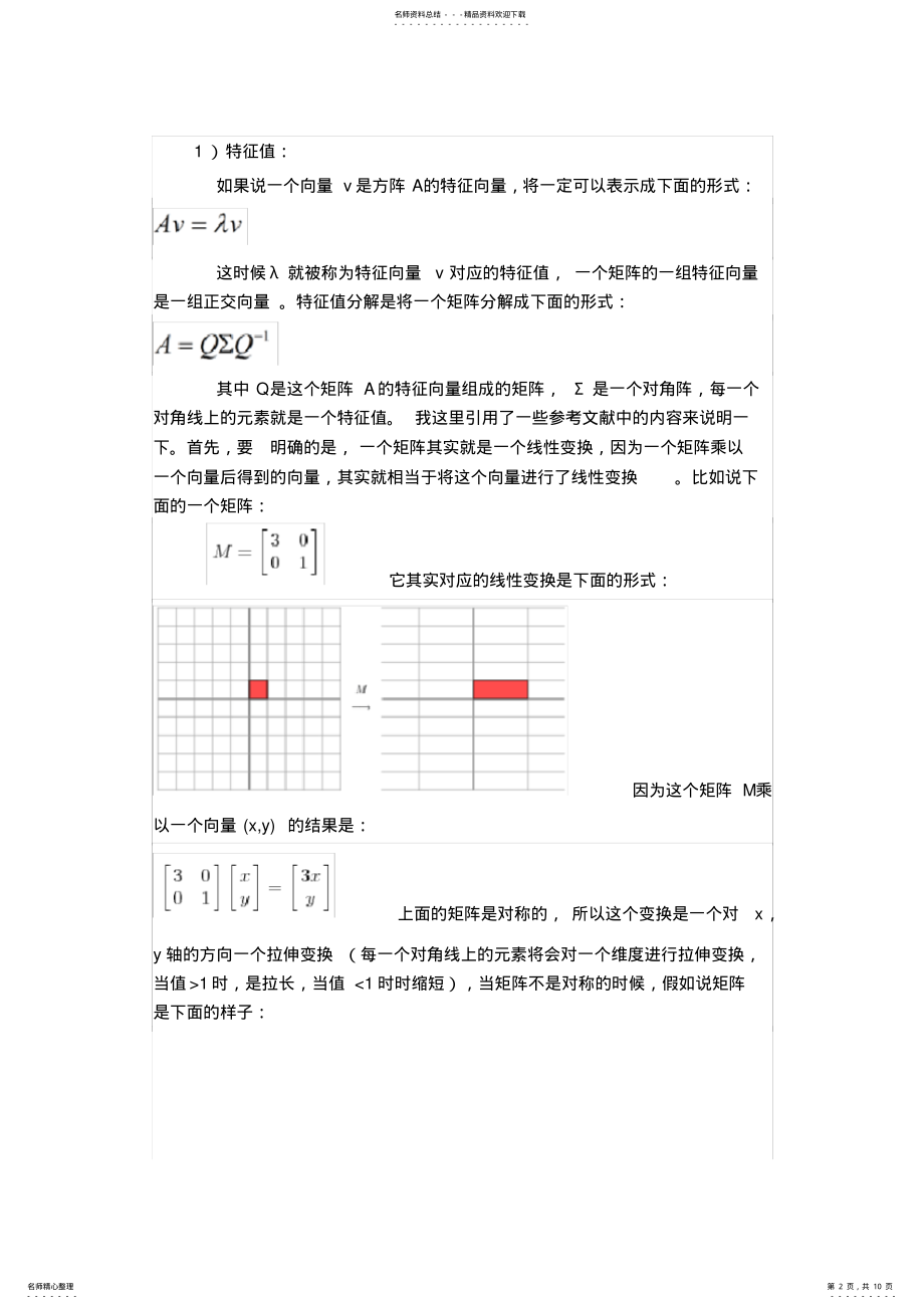 2022年特征值分解与奇异值分解共享 .pdf_第2页