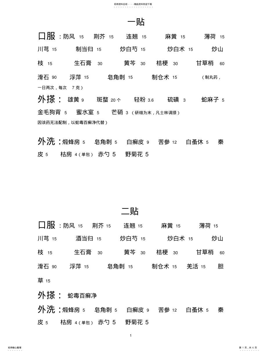 2022年皮肤治疗处方 .pdf_第1页