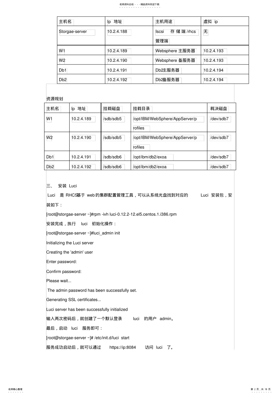 2022年Rhcs集群部署文档 .pdf_第2页