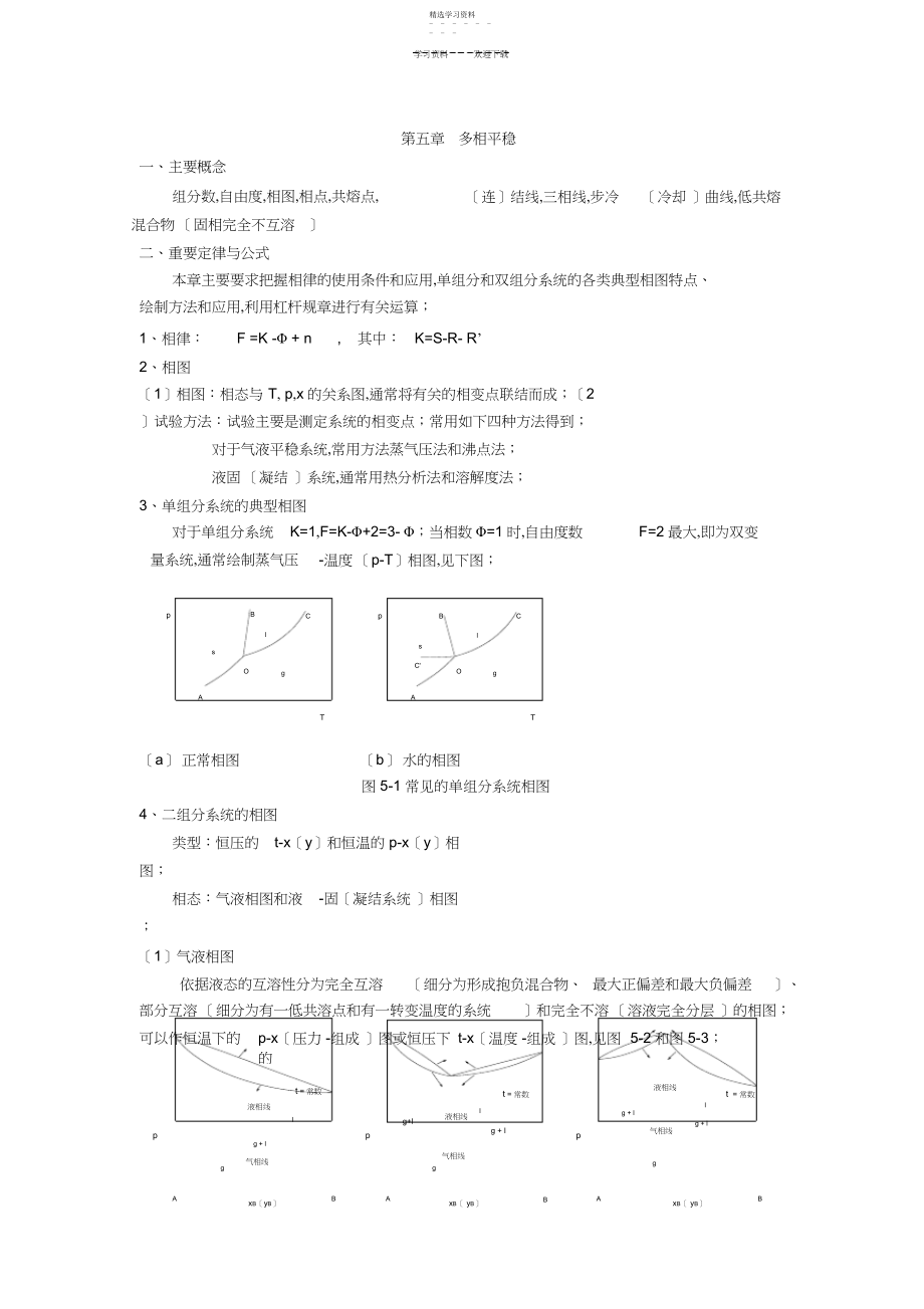 2022年物理化学第五章复习题.docx_第1页