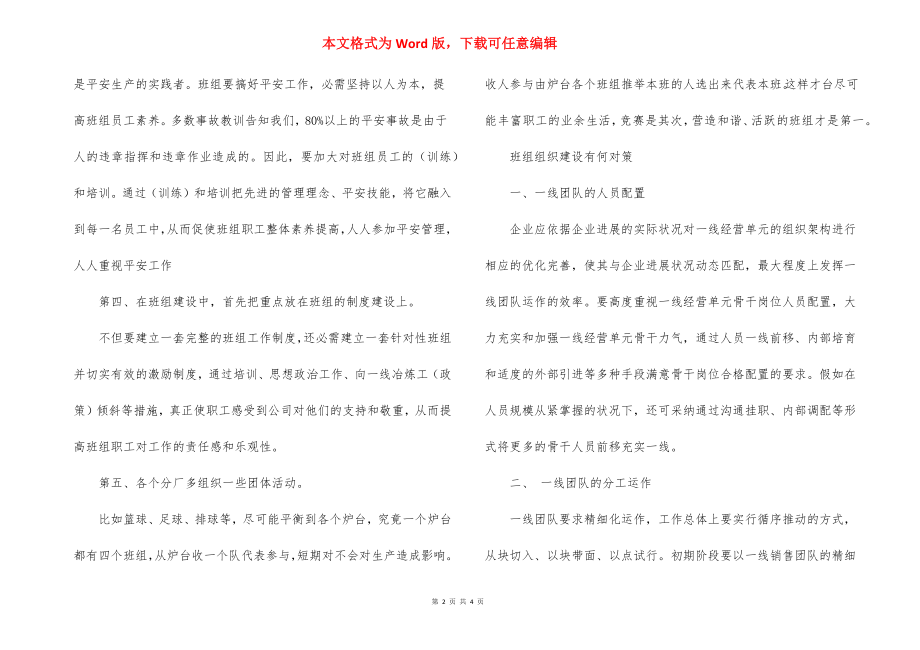 班组组织建设有何对策.docx_第2页