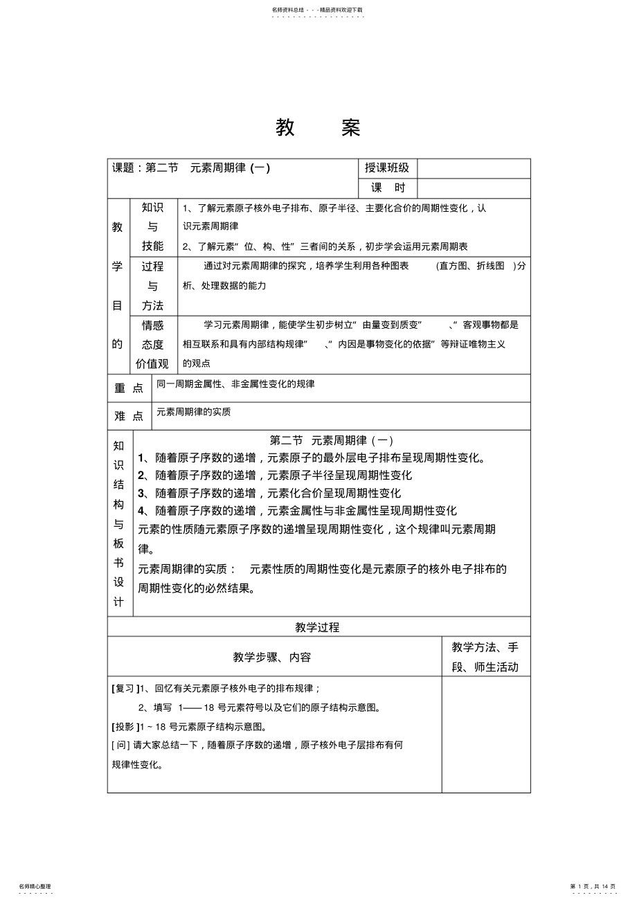 2022年第二节元素周期律 .pdf_第1页