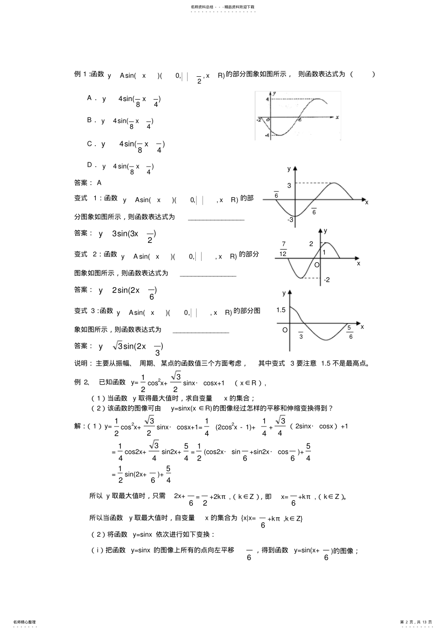 2022年三角函数的图像 .pdf_第2页