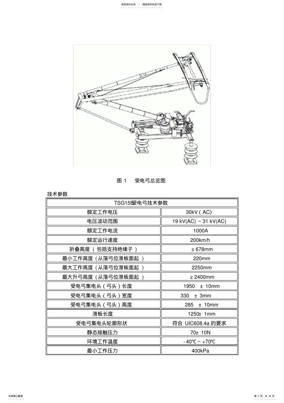 2022年TSGB型受电弓 .pdf_第2页