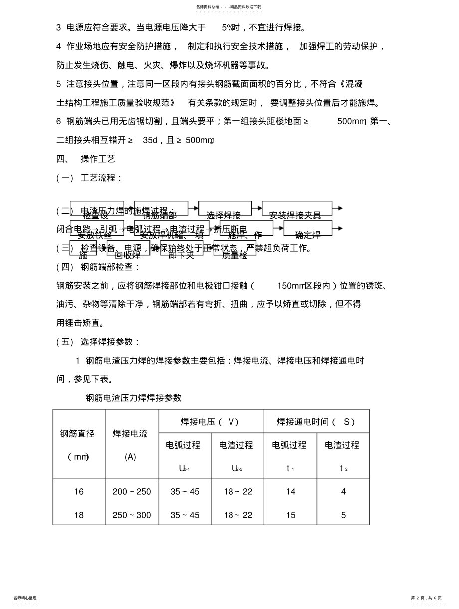 2022年电渣压力焊钢筋技术交底 .pdf_第2页