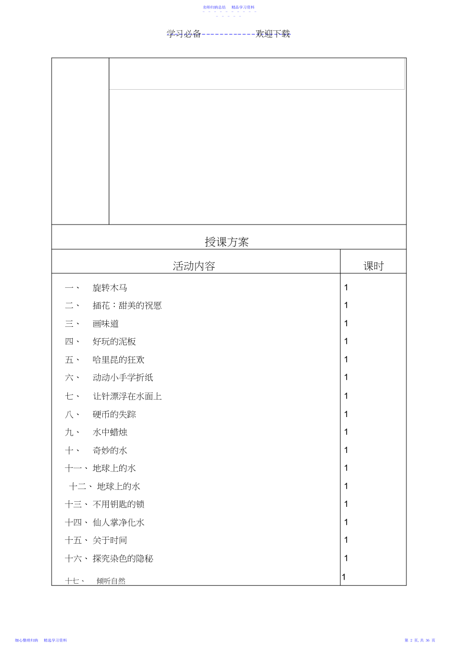 2022年一年级上期科技教案.docx_第2页