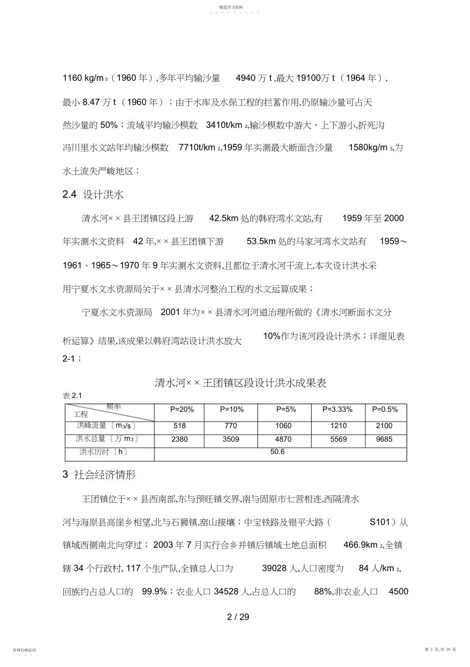 2022年王团河道整治工程月唐莉.docx_第2页