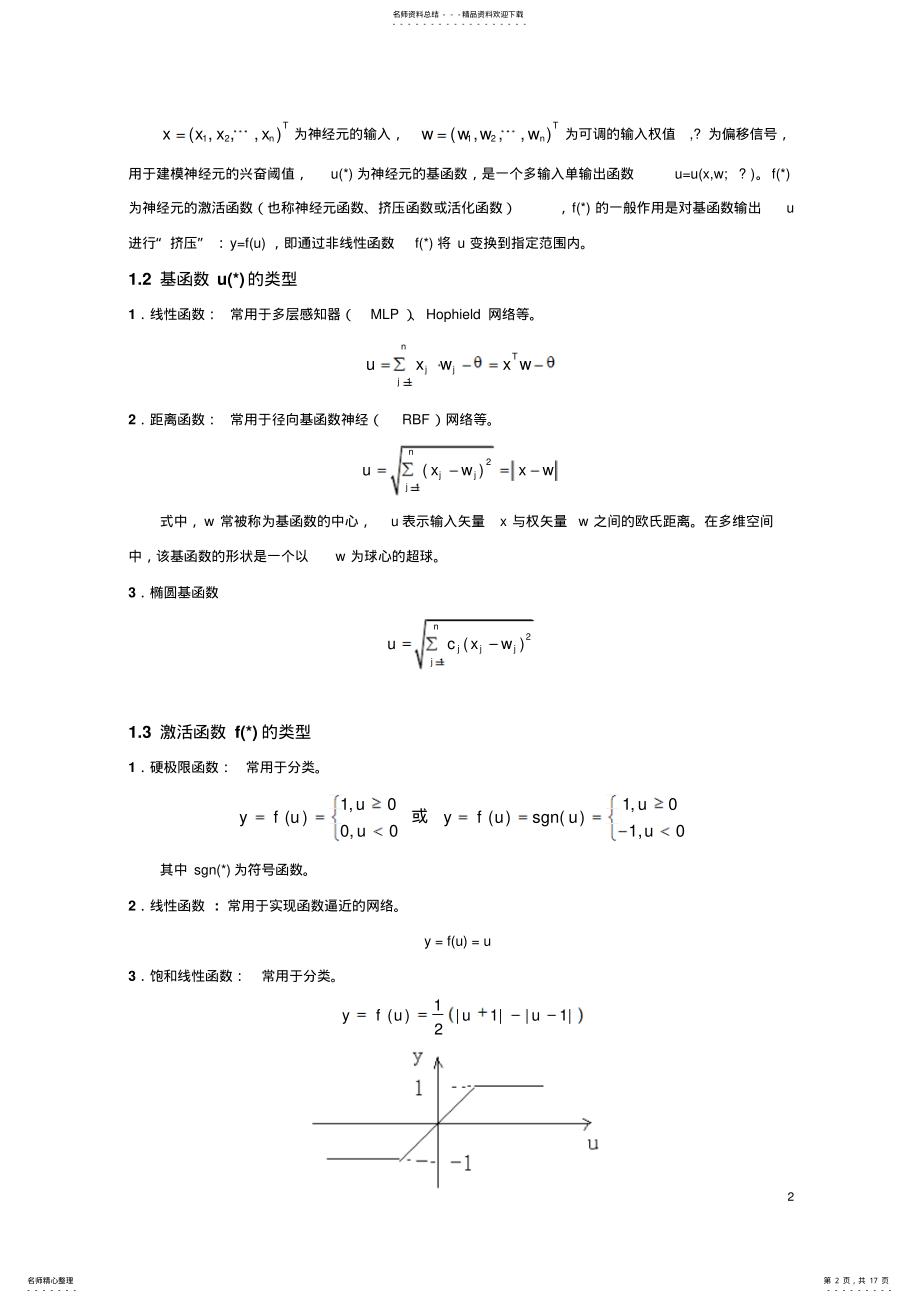 2022年神经网络与数模讲义 .pdf_第2页