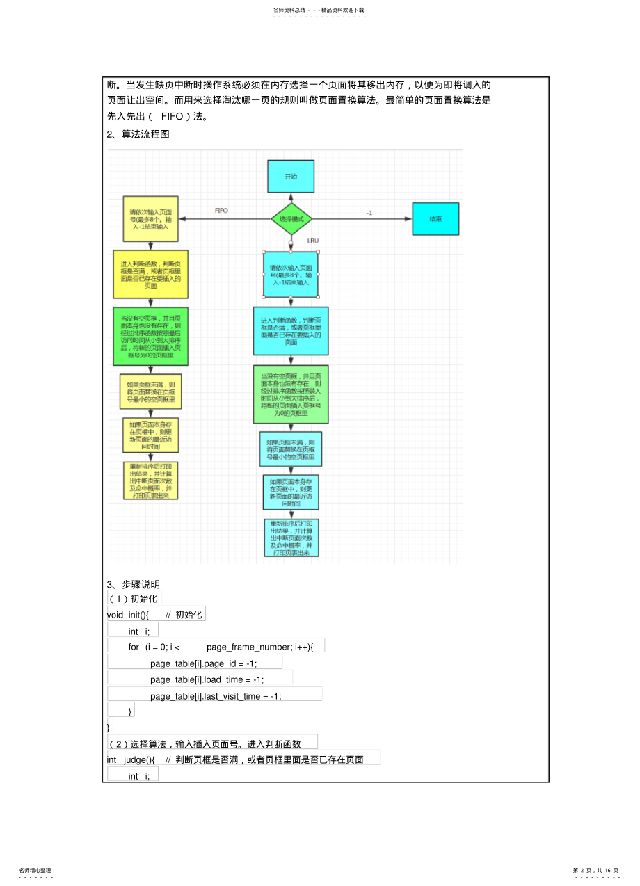 2022年第次常用页面置换算法模拟实验 .pdf_第2页