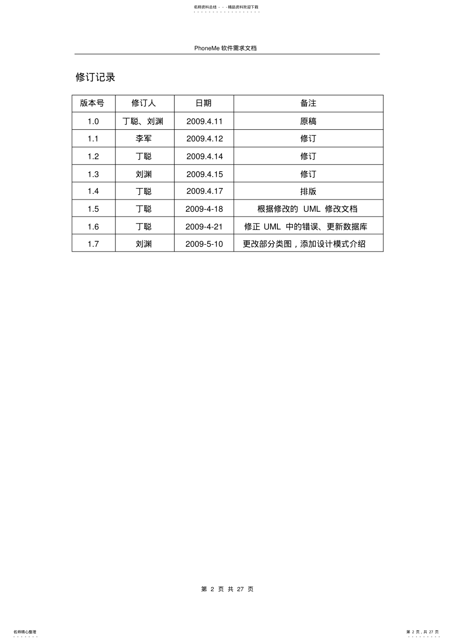 2022年PhoneMe软件设计文档 .pdf_第2页