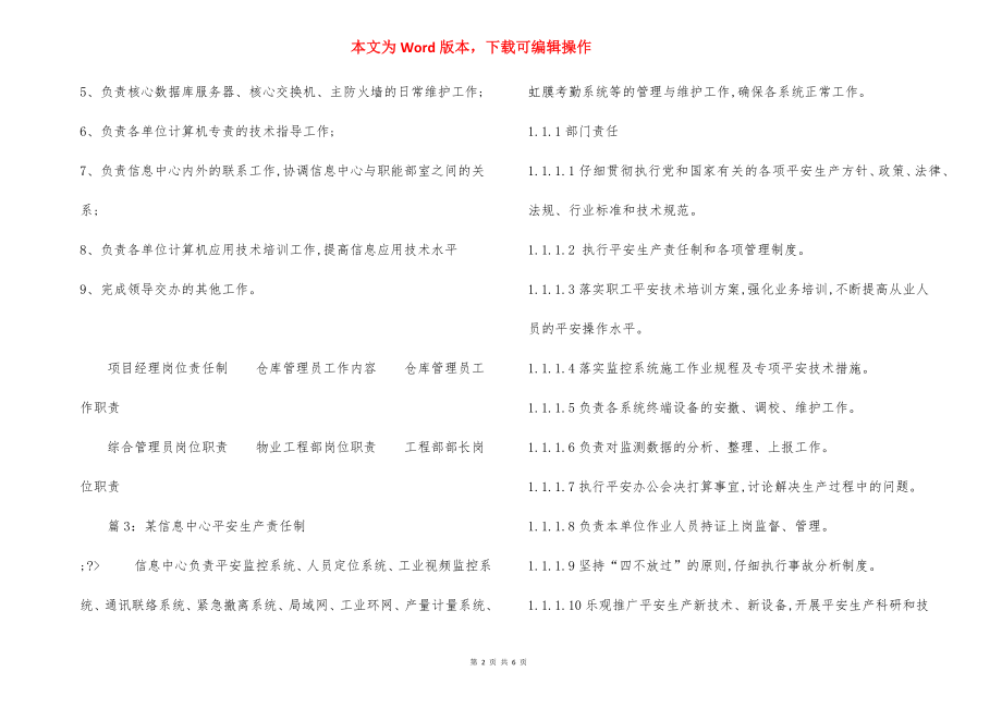 信息中心总经理岗位职责.docx_第2页