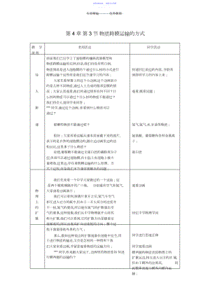 2022年【教案】物质跨膜运输的方式.docx