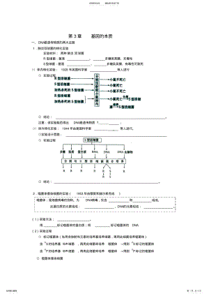 2022年第章基因的本质知识点梳理 .pdf