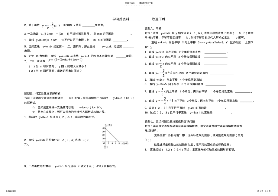 2022年一次函数经典题型习题 .pdf_第2页