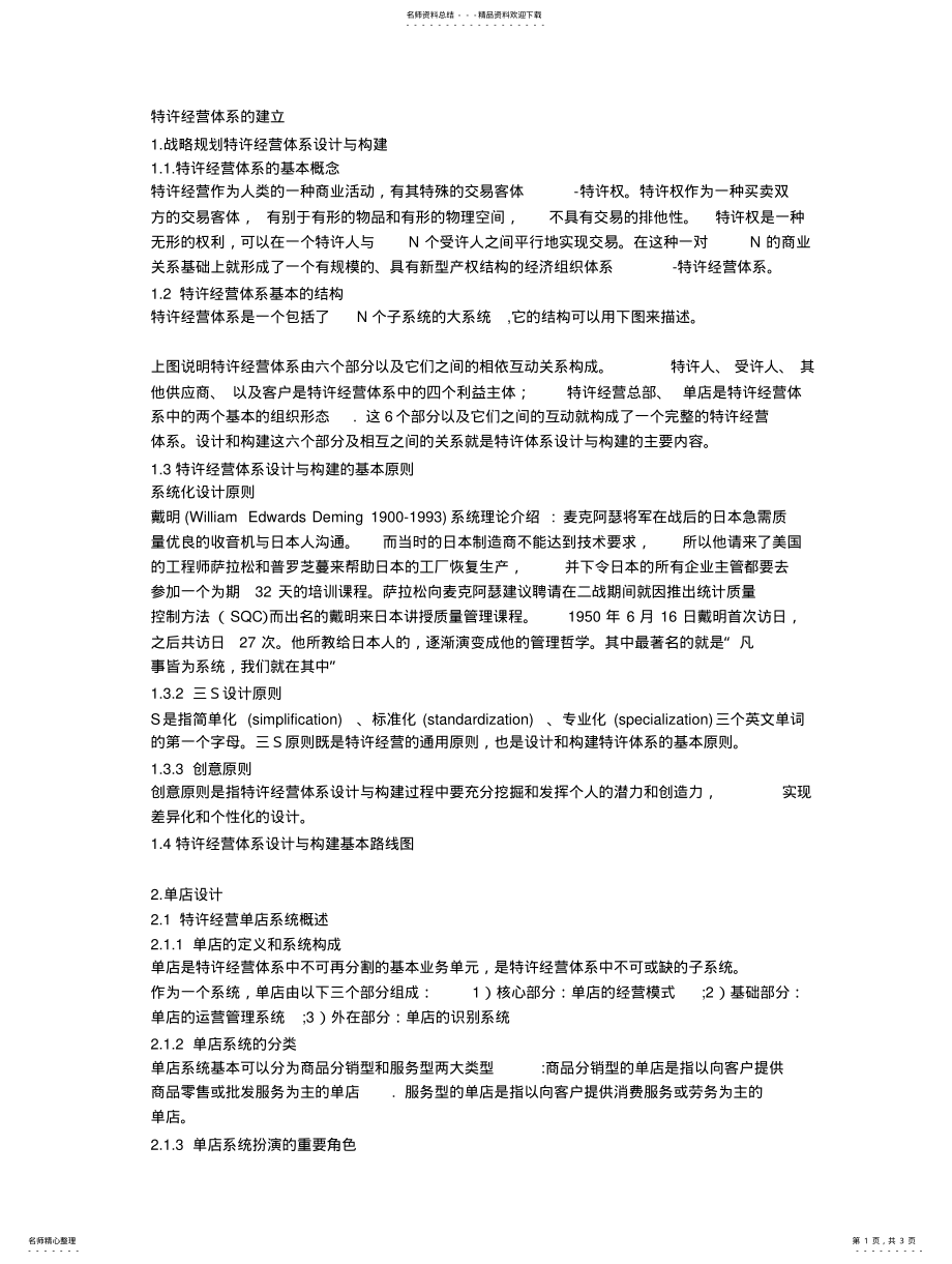 2022年特许经营体系的建立 .pdf_第1页