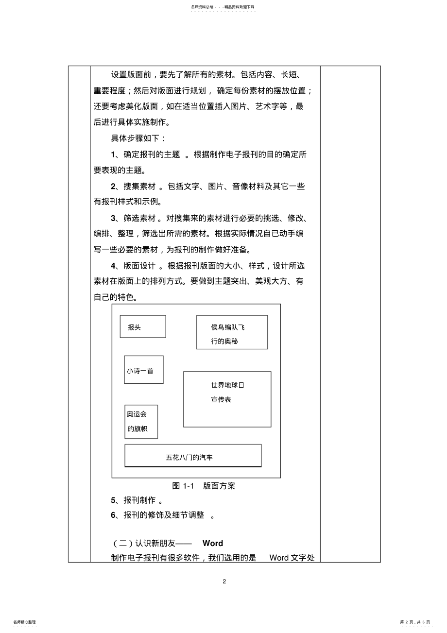 2022年《电子报刊设计》教学设计 .pdf_第2页