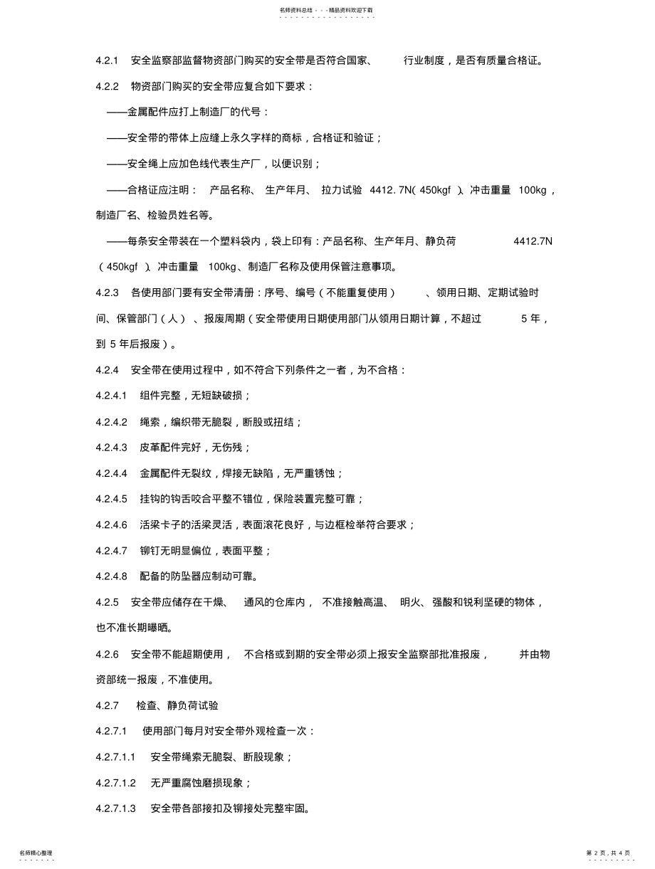 2022年XX发电企业安全带管理标准 .pdf_第2页