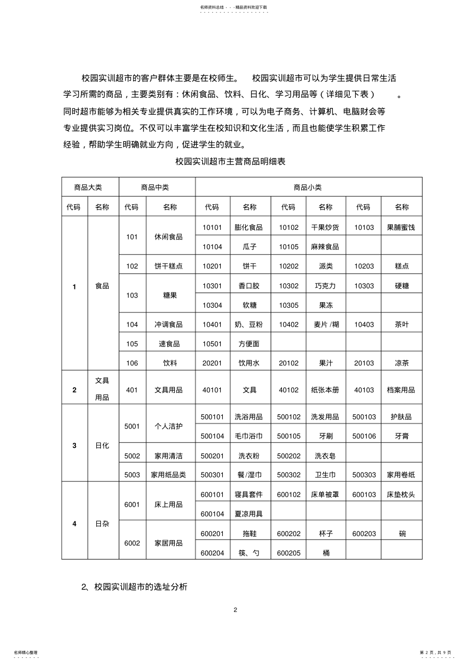 2022年电子商务专业实训超市建设方案 .pdf_第2页