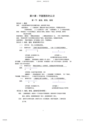 2022年第六章：平面图形的认识知识点总结,推荐文档 .pdf