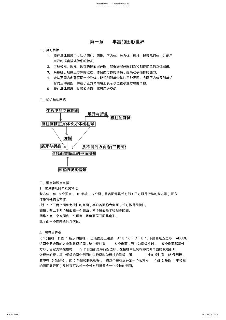 2022年七年级数学上册总复习北师大版 .pdf_第1页