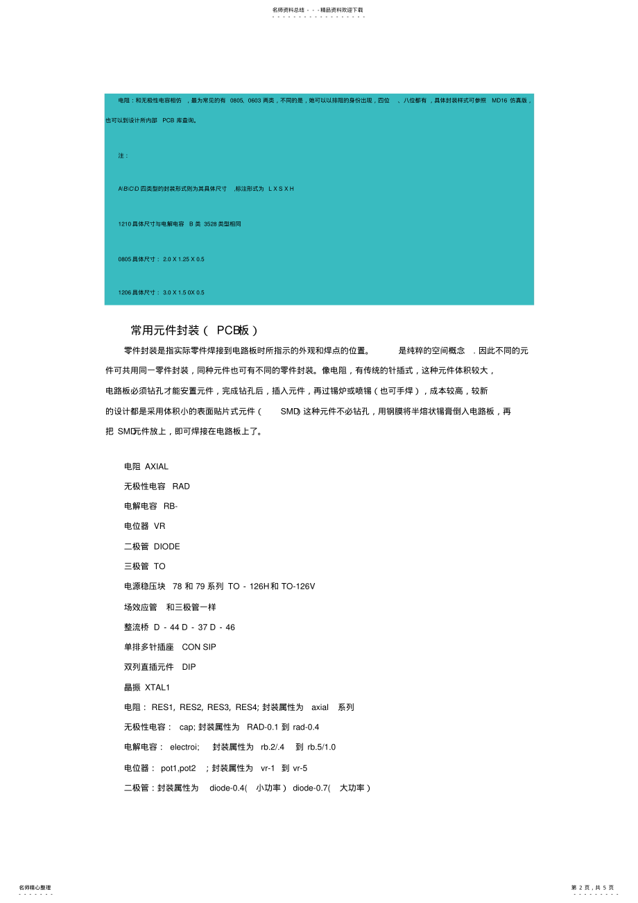 2022年PCB常用封装 .pdf_第2页