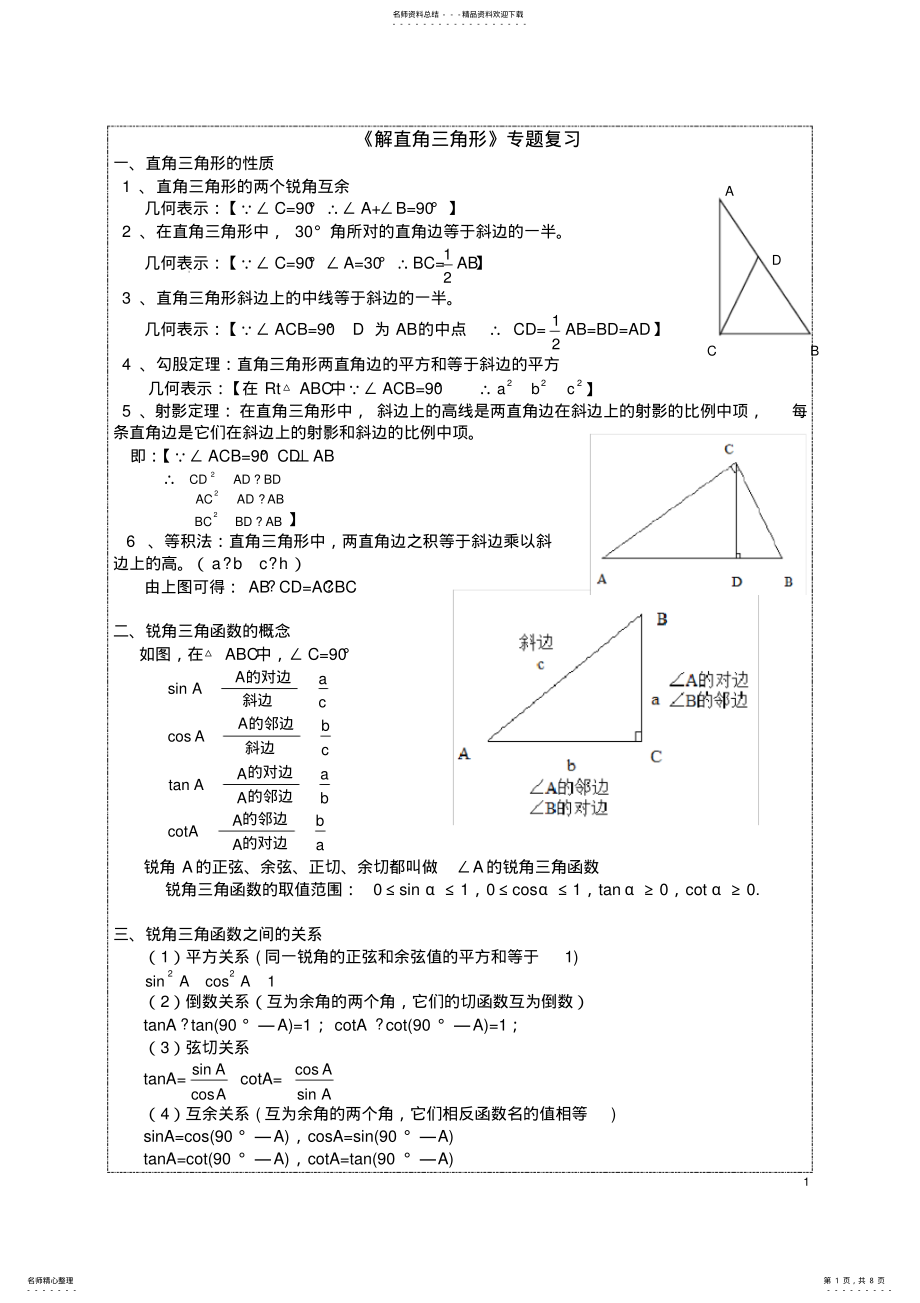 2022年专题复习,推荐文档 .pdf_第1页