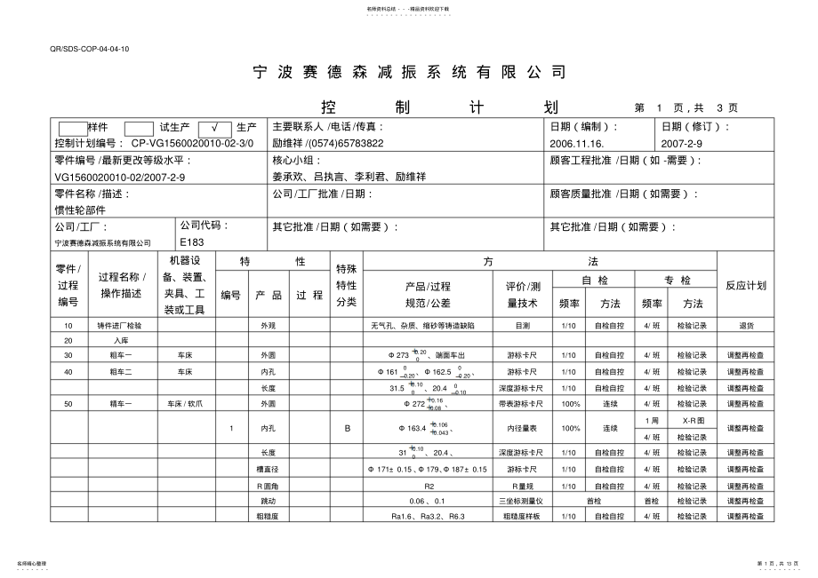 2022年生产控制计划 2.pdf_第1页