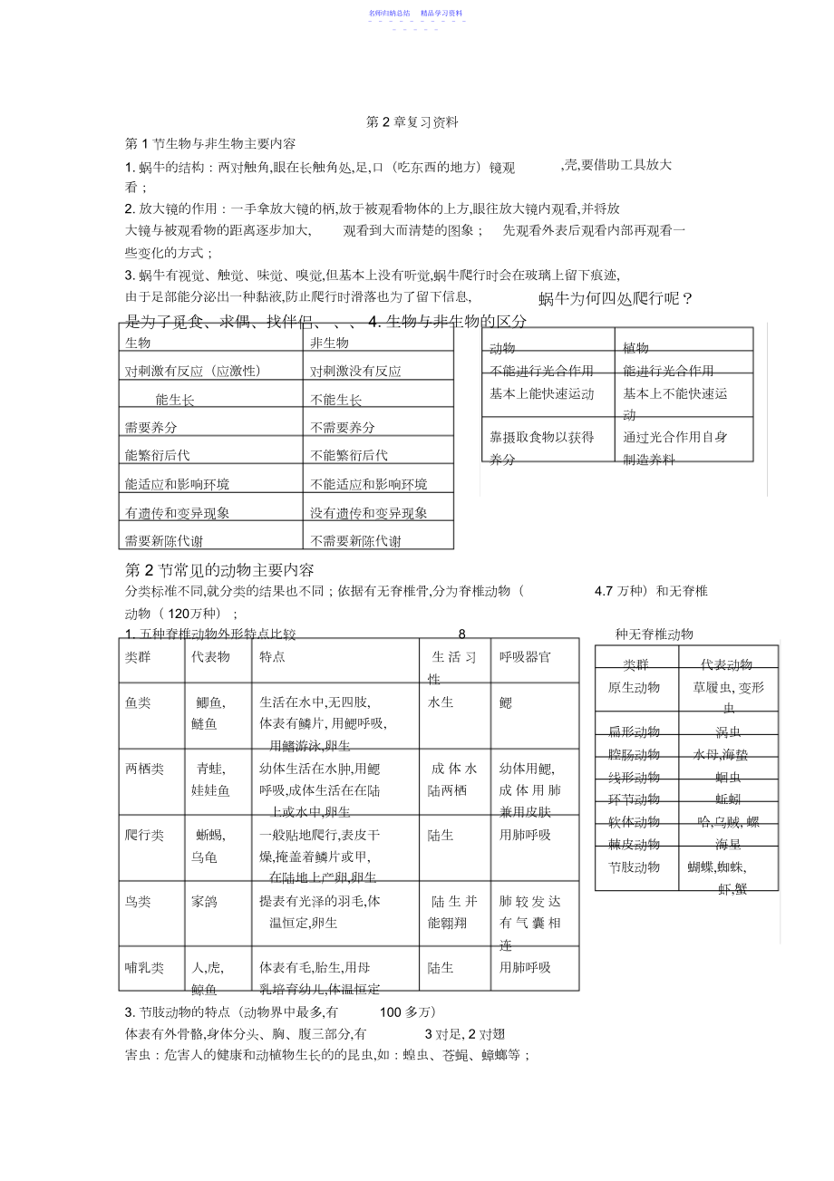 2022年七年级科学上册期末复习提纲浙教版.docx_第2页