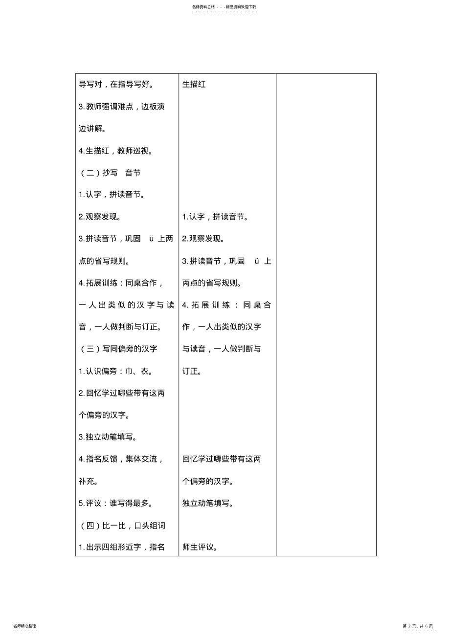 2022年《语文天地六》课时教学设计 .pdf_第2页