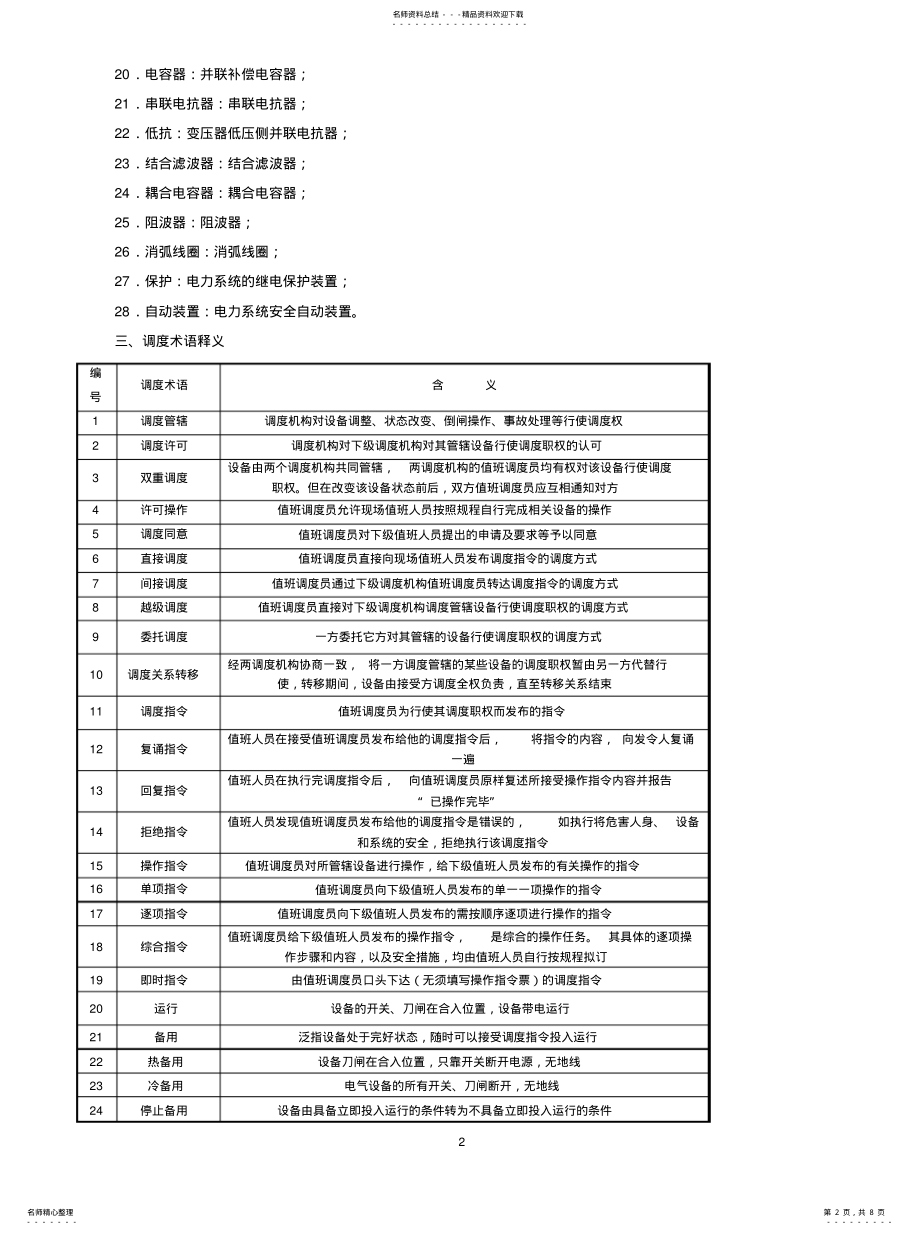 2022年电网调度规范用语 .pdf_第2页