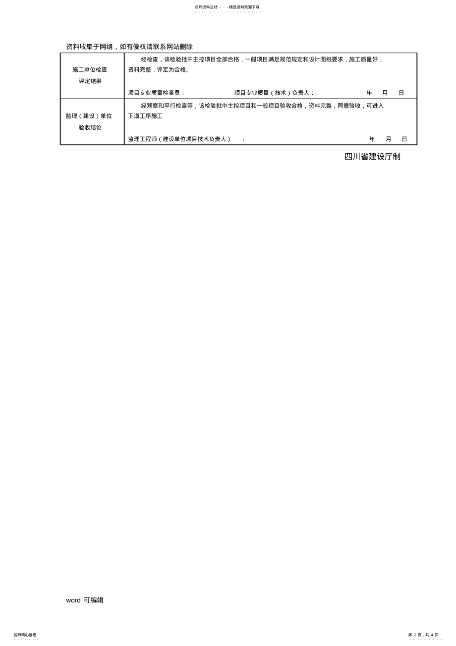 2022年SG-T现浇结构混凝土工程检验批质量验收记录电子教案 .pdf_第2页