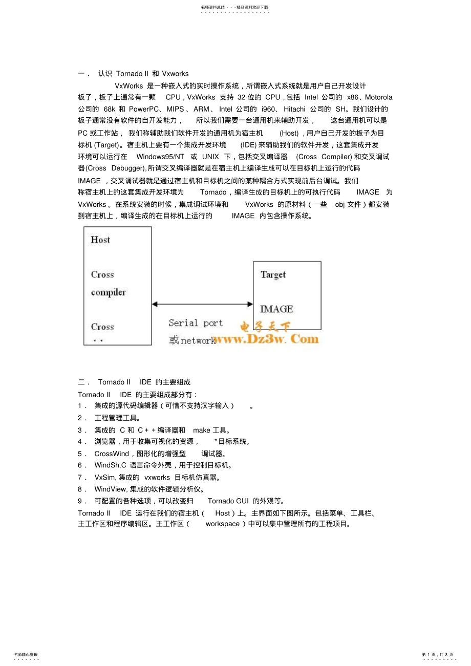 2022年Vxworks开发工具的使用教程 .pdf_第1页