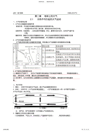 2022年《地球上的大气》知识点总结,推荐文档 2.pdf