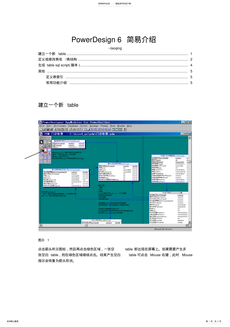 2022年PowerDesign图文教程 .pdf_第1页