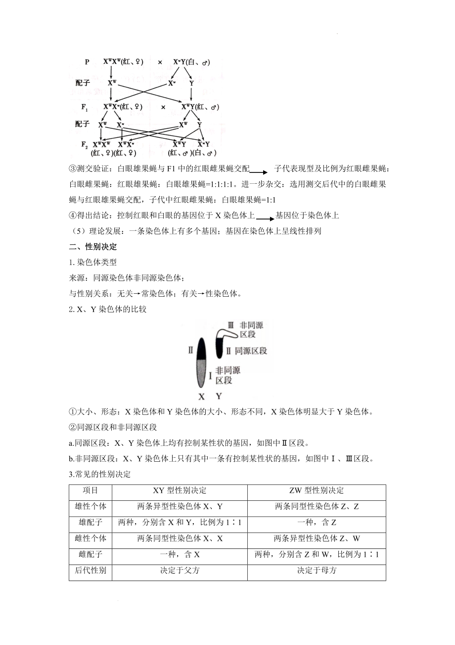 高考生物一轮复习基础知识甄选手账：伴性遗传和人类遗传病.docx_第2页