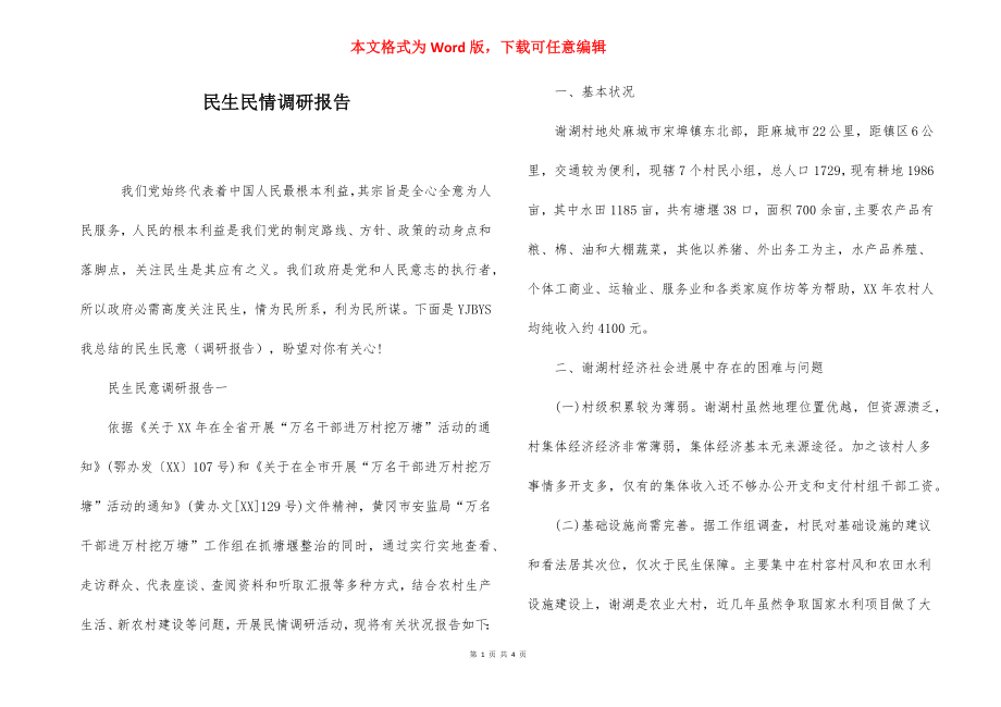 民生民情调研报告.docx_第1页